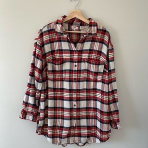 Levi’s Button-Up Plaid Shirt